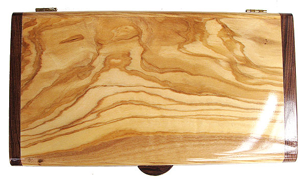 Mediterranean olive  box top - Handmade decorative wood keepsake box