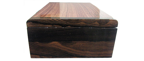 Ziricote box end - Handmade wood box