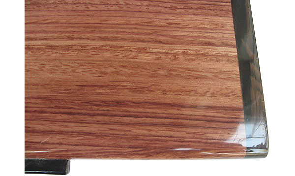 Bubinga box top close up - Handmade wood box