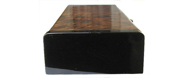 Ebony box end - Handmade wood men's box