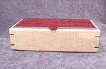 Handmade Wood Pill Box - MM-22 - Cocobolo lid
