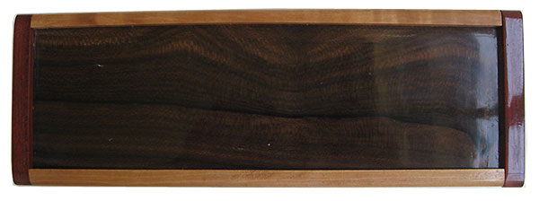 Ziricote sliding top - Handmade wood weekly pill organizer