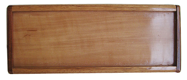 Pear wood sliding pill box top - Handmad weekly pill box