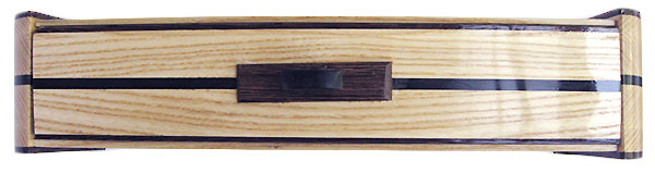 Handmade wood weekly pill box top