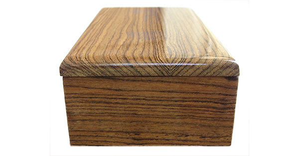Bocote box side - Handmade small wood box