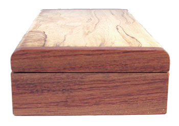 Bubinga small wood box end