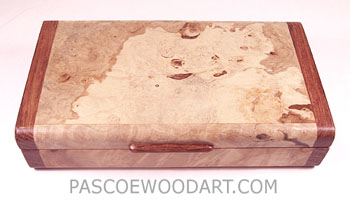 Handmade Spalted maple burl small wood box