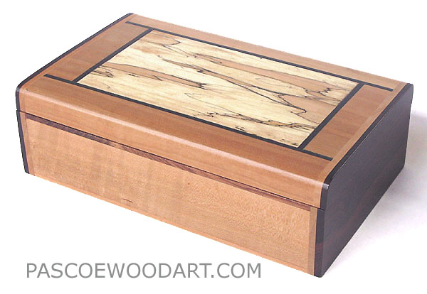 Handmade wood small keepsake box