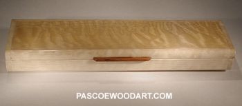 Quilted maple super slim pill box S-5