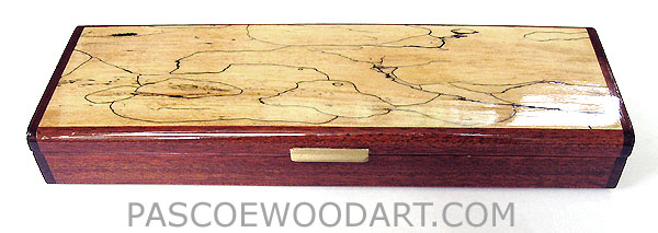 Handmade wood pill box - decorative weekly pill organizer