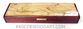 Spalted maple wood weekly pill organizer S-18