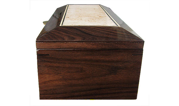 SDantos rosewood box side - Handcrafted decorative men's valet box