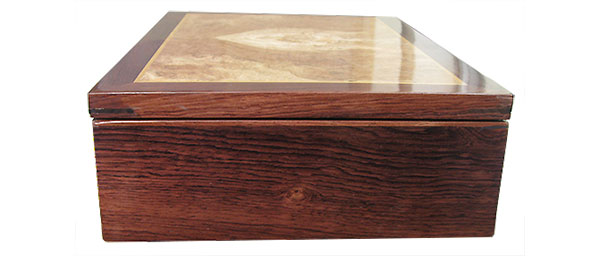Honduras rosewood box side - handmade wood box
