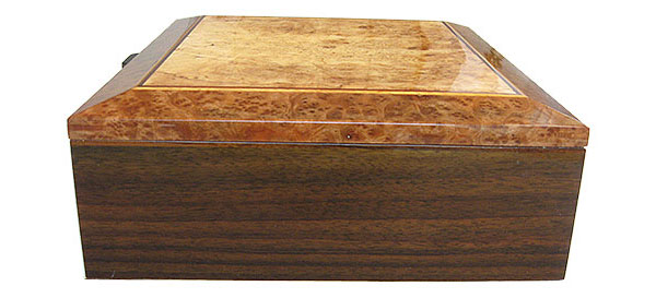 Indian rosewood box side - Handcrafted large wood box - Decorative wood men's valet, large keepsake box