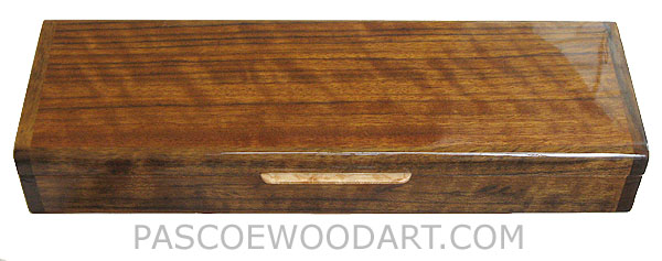 Weekly pill box - Handmade decorative wood pill box - 7 day pill organizer made of shedua wood