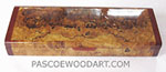 Handmade decorative wood weekly pill box made of spalted maple burl, bubinga