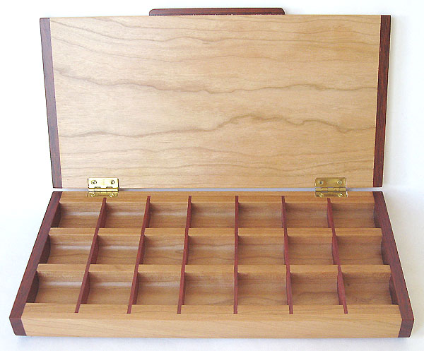 3 times a day 21 compartments weekly pill box - Handmade decorative wood pill organizer